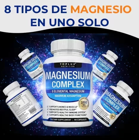Magnesium Complex ORIGINAL 8 formas de magnesio elemental